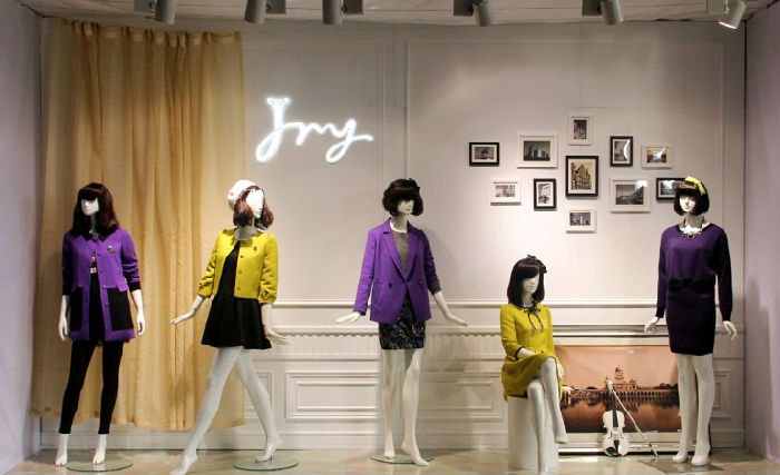 西纳维思旗下佳人苑品牌2014秋季橱窗抢先看(图1)