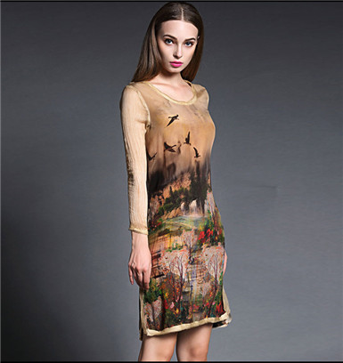 嘉衣尚品复古连衣裙冲击现代风格(图4)