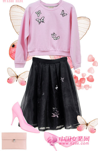 粉色暖心春  阿依莲早春搭配[图3]