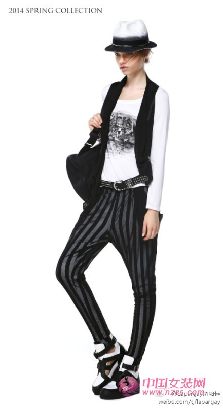 14年纳帕佳服饰再掀黑与白的较量[图2]