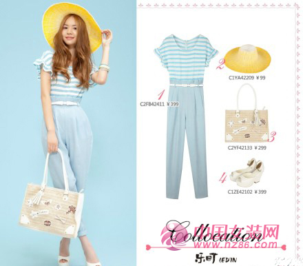 出街必备乐町连体裤  萌妹女神随心切换(图2)