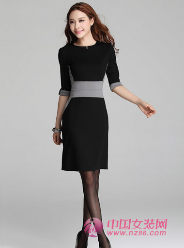 Only打底连衣裙塑造优雅大方女性(图4)