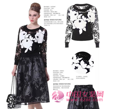 伯妮斯茵潮流黑白配 时尚舞台的佼佼者(图2)