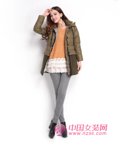 时尚是一种方式 索玛拼接棉服刮起欧美时尚风(图2)