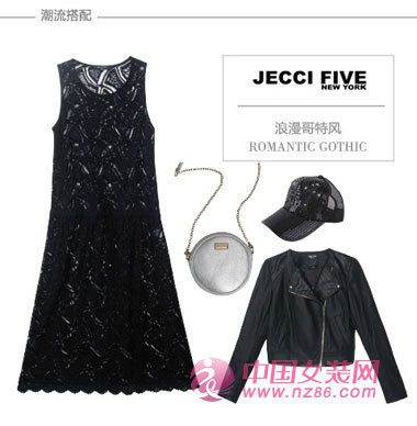 性感哥特风 和杰西伍一起神秘魅惑(图2)