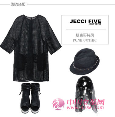 性感哥特风 和杰西伍一起神秘魅惑(图3)