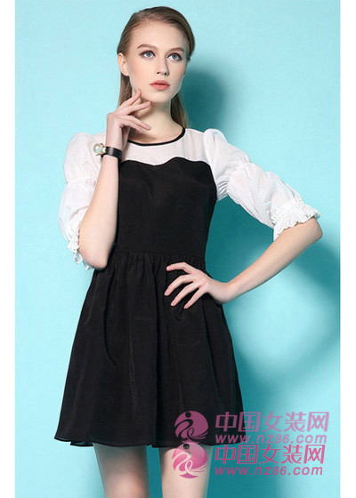 戴莉格琳秋新品 OL的公主袖情结(图1)