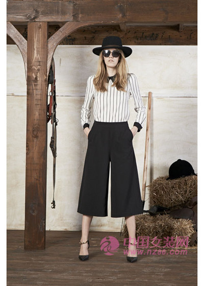 苏昔2015秋新款 阔腿裤大热(图3)