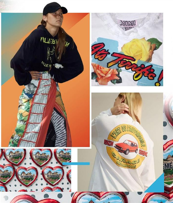 印花&图像 复古旧物兴起 2019/20秋冬女装不羁趋势(图6) 印花&图像 复古旧物兴起 2019/20秋冬女装不羁趋势(图6)