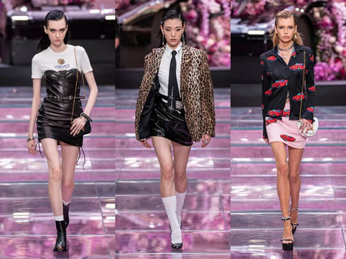 Versace 2020春夏大秀 油头表姐在线营业气场依旧(图52) Versace 2020春夏大秀 油头表姐在线营业气场依旧(图52)
