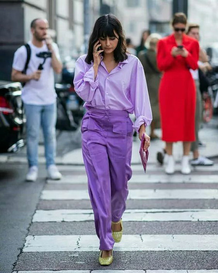 有一种高级叫“同色系”，这样穿真的好看炸了！！(图43)