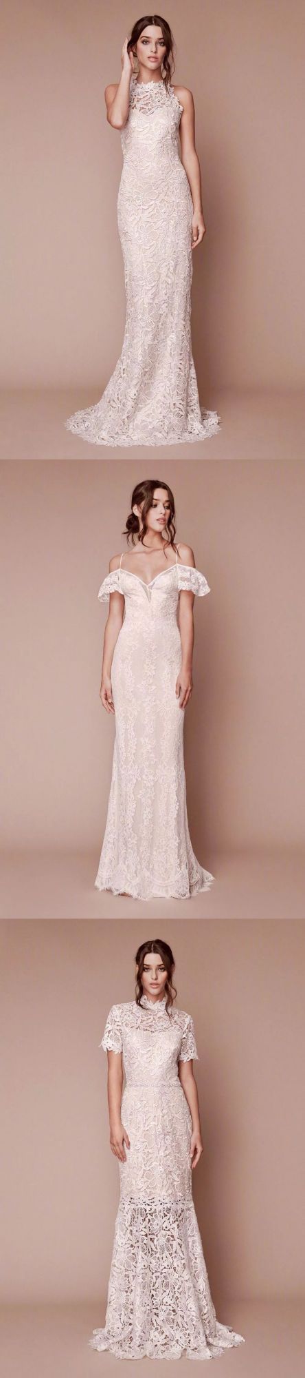 简约素净的低调派新娘 Tadashi Shoji 2019 婚纱系列(图4)