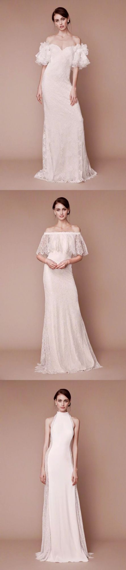 简约素净的低调派新娘 Tadashi Shoji 2019 婚纱系列(图5)