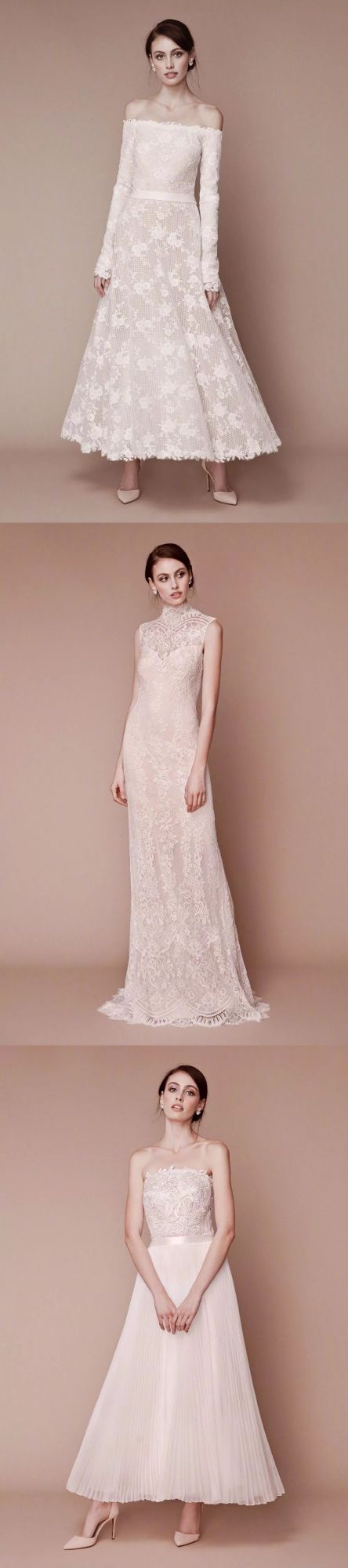 简约素净的低调派新娘 Tadashi Shoji 2019 婚纱系列(图6)