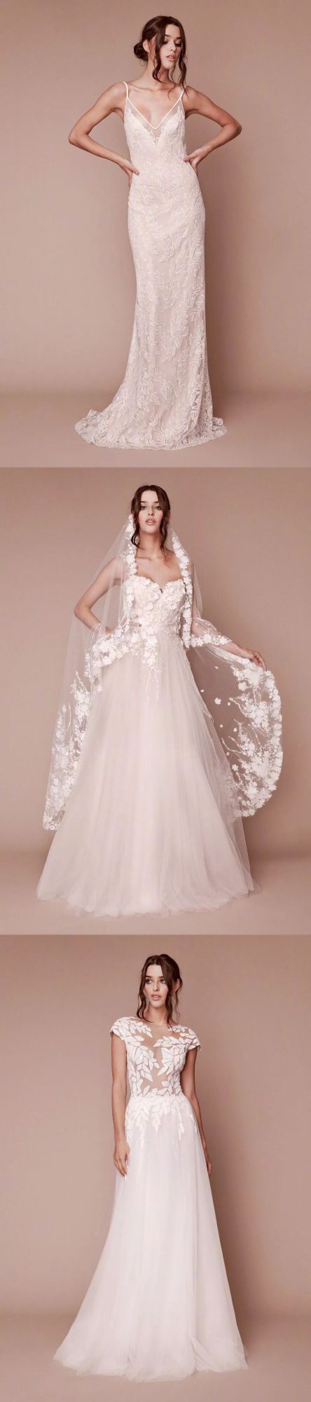 简约素净的低调派新娘 Tadashi Shoji 2019 婚纱系列(图7)