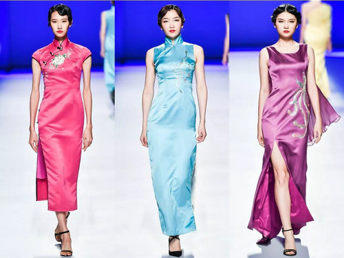 广东时装周 当中式嫁衣遇见西式婚纱，pick一下谁更美(图9)
