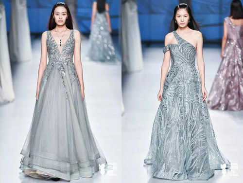 广东时装周 当中式嫁衣遇见西式婚纱，pick一下谁更美(图32)