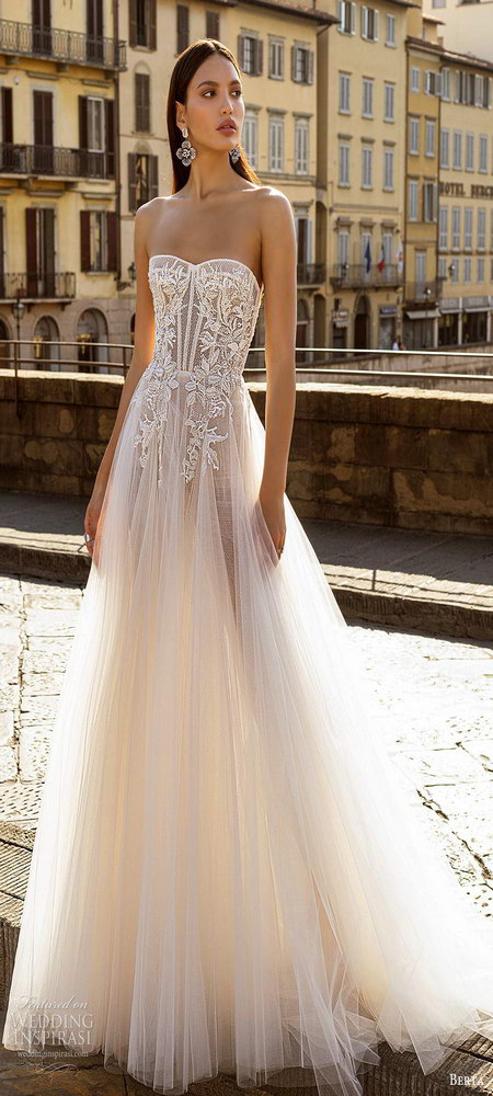 Muse by Berta 2020秋冬婚纱系列 精致的波西米亚风情 (图7)