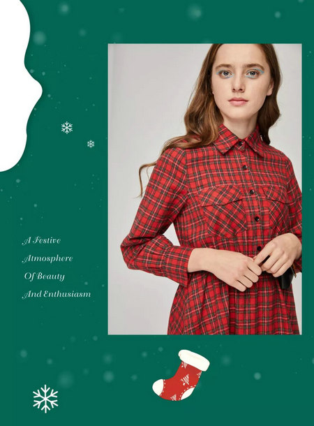 MAIXUN麦寻女装 缤纷圣诞季，给你一份最特别的浪漫(图13)