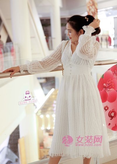 范卡图女装品牌浅色系穿搭 做夏日里的清爽girl[图2]