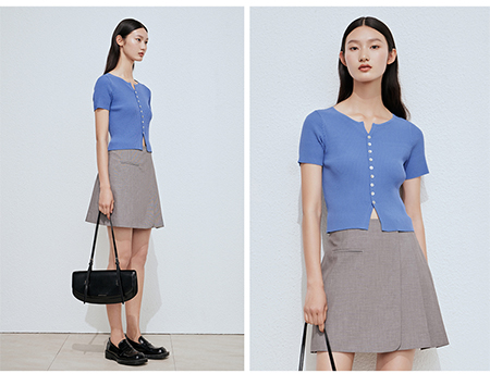 3COLOUR三彩夏装上新 夏日针织 时髦织艺里的沁凉海风(图7) 3COLOUR三彩夏装上新 夏日针织 时髦织艺里的沁凉海风(图7)